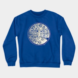 Inverse Celtic Tree Crewneck Sweatshirt